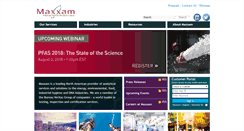 Desktop Screenshot of maxxam.ca